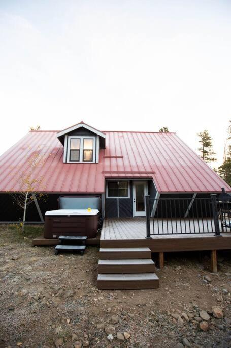 Little Gem Lodge Unique Mtn A-Frame W Hot Tub แบล็กฮอว์ก ภายนอก รูปภาพ